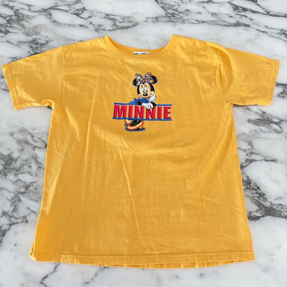 Walt Disney World  World Kids Yellow Size  XL  Shirt Mickey Minnie